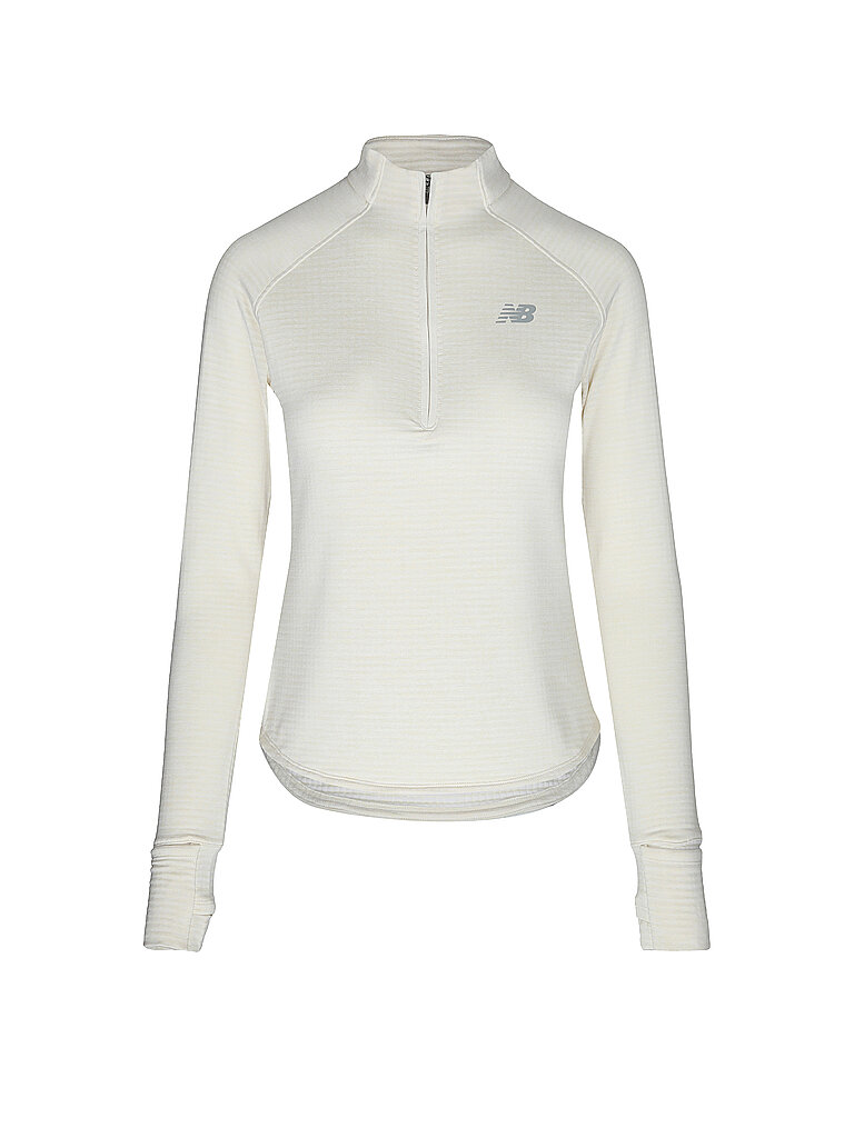 NEW BALANCE Damen Laufshirt RC Essential Heat Grid 1/2 Zip creme | S